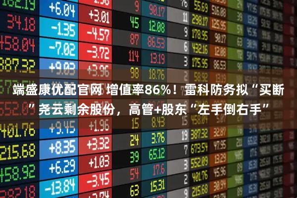 端盛康优配官网 增值率86%!雷科防务拟“买断”尧云剩余股份,高管+股东“左手倒右手”