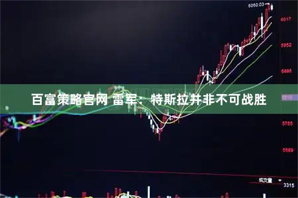 百富策略官网 雷军：特斯拉并非不可战胜
